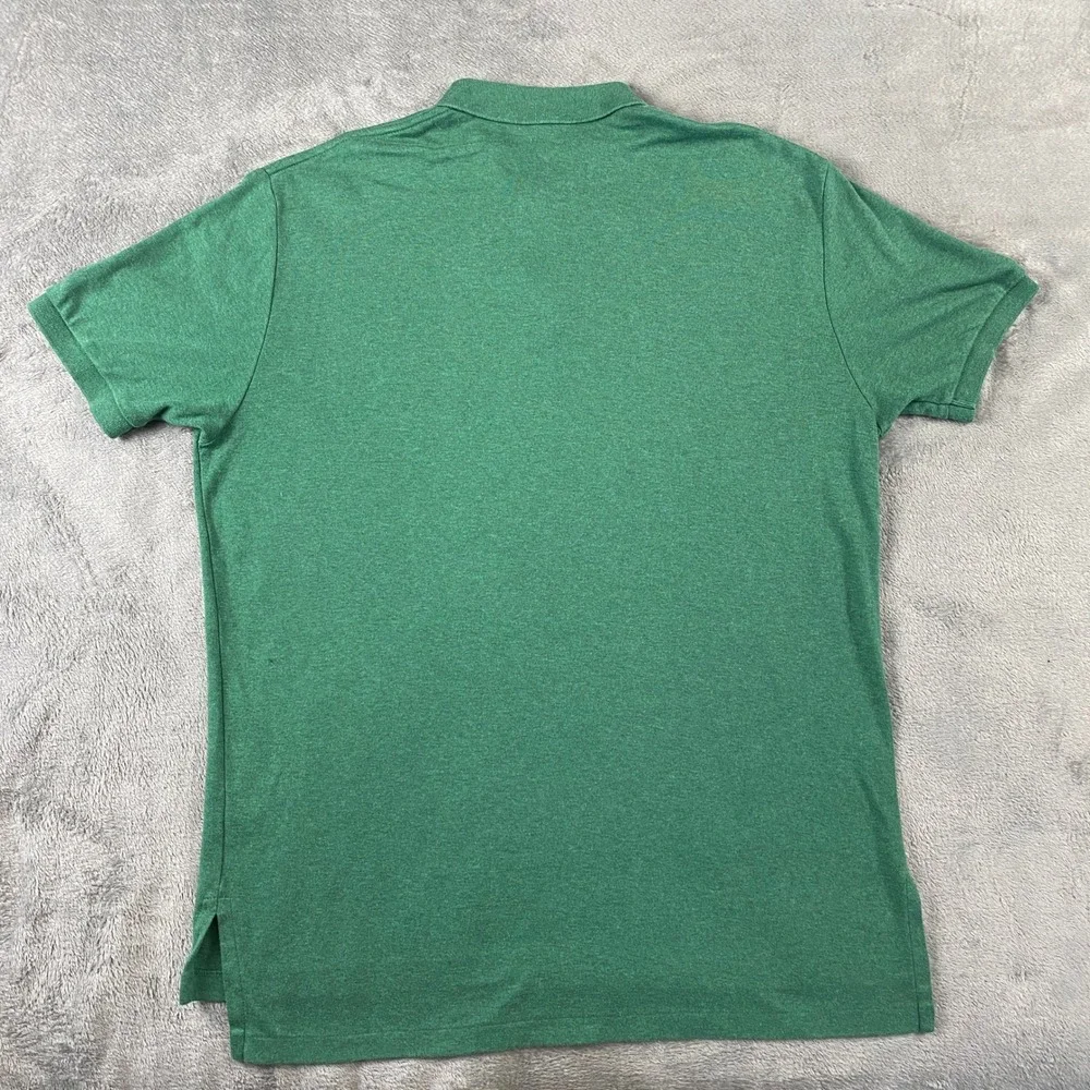 Polo Ralph Lauren Polo Shirt L Verano Green Short Sleeve Heathered Soft Touch